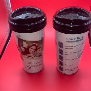 2ct Design Your Own Travel 17 oz Mugs